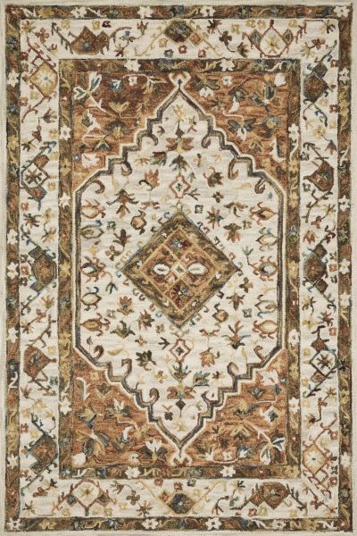 Loloi Beatty BEA-01 Ivory / Rust Collection