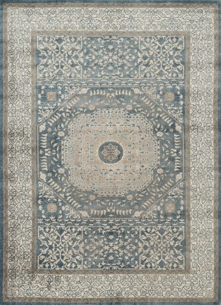 Loloi Century CQ-01 BLUE / SAND 2'-7" x 4' Collection