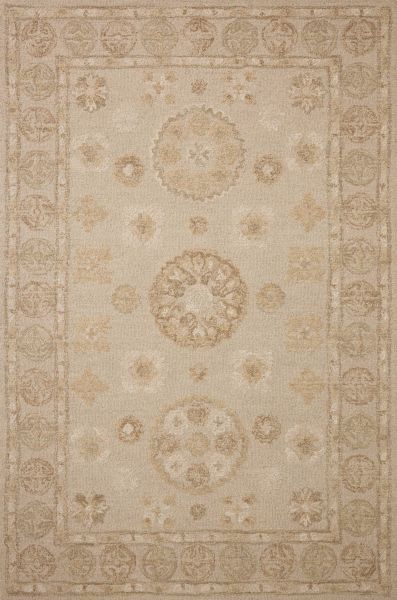 Chris Loves Julia X Loloi Dorothea DRT-03 Dove / Natural