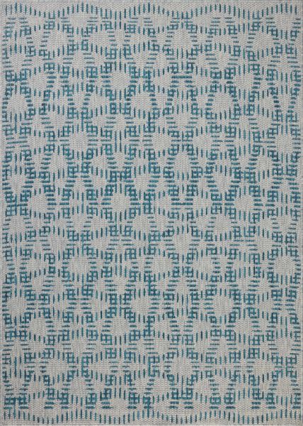 Loloi Easton ESN-10 Fog / Teal