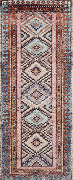 Loloi Fiona B20345 Coral / Blue 2'-0" x 5'-0"