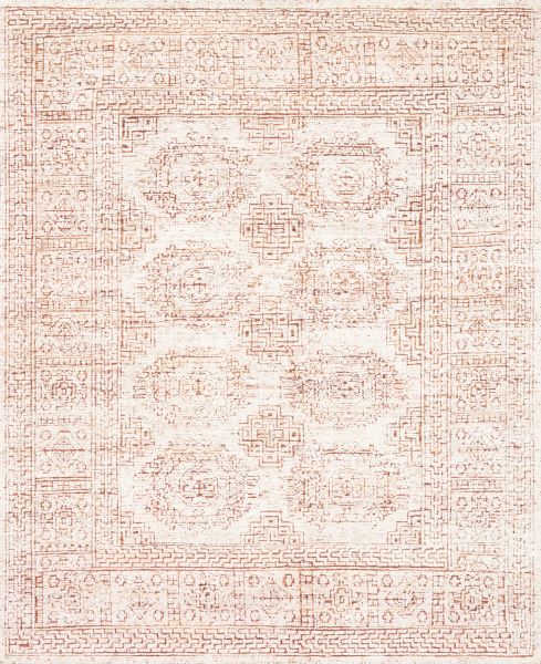 Loloi VESTIGE VQ-01 White / Persimmon