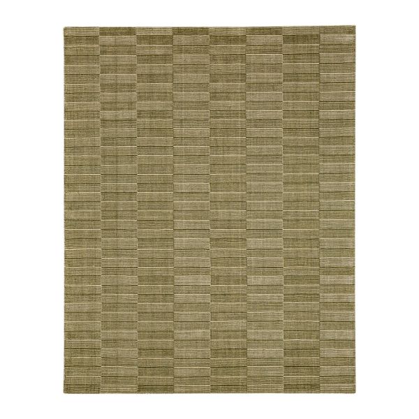 Karastan Rugs Bobby Berk Broken Stripe Moss