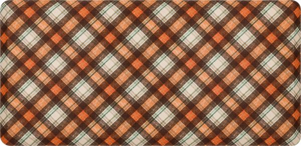 Mohawk Dri-pro Deluxe Cushion Mat Harvest Chalk Plaid Multi 1'8" x 3'6" Collection