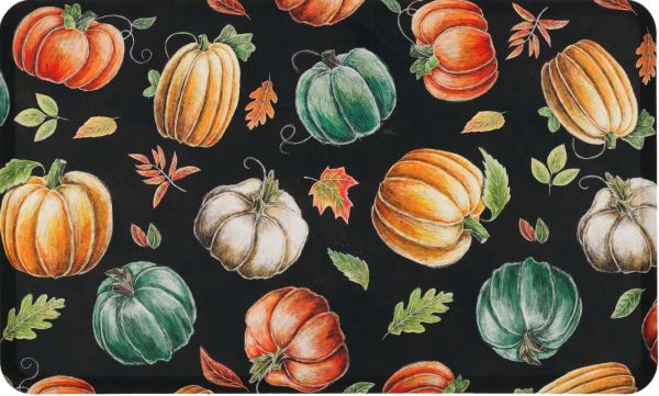 Mohawk Dri-pro Deluxe Cushion Mat Harvest Chalk Pumpkin Multi 1'8" x 3'6" Collection