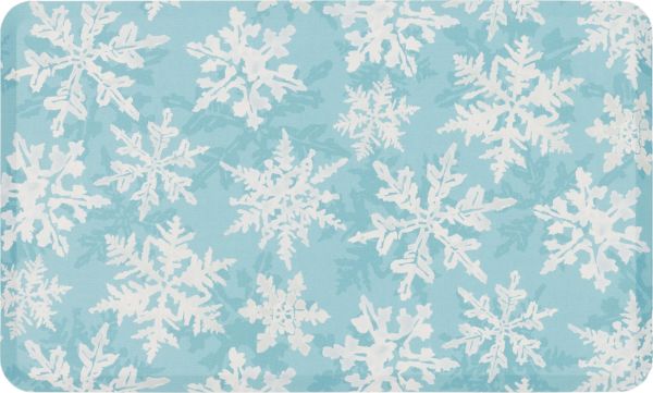 Mohawk Dri-pro Deluxe Cushion Mat Holiday Flakes Teal 1'8" x 3'6" Collection