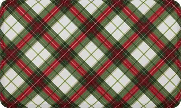 Mohawk Dri-pro Deluxe Cushion Mat Tis The Season Plaid Multi 1'8" x 3'6" Collection