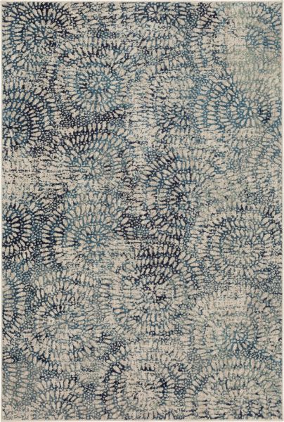 Karastan Rugs Expressions By Scott Living Imprinted Blooms Aqua