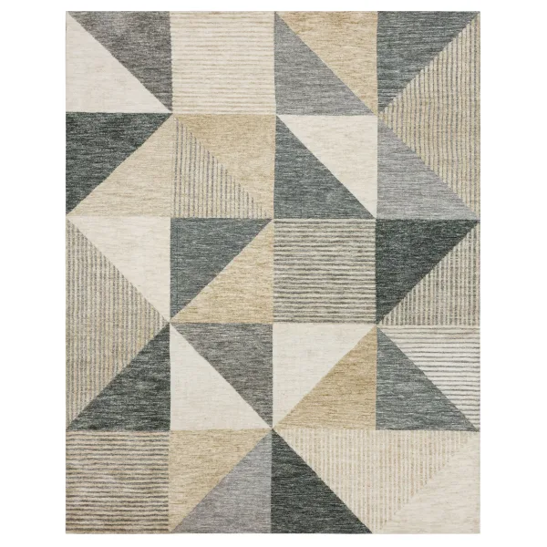 Karastan Rugs Bowen By Drew & Jonathan Home Oblique Tan
