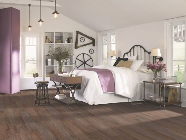 Mohawk Simplesse Multi-Strip Plank Chocolate Chestnut Collection