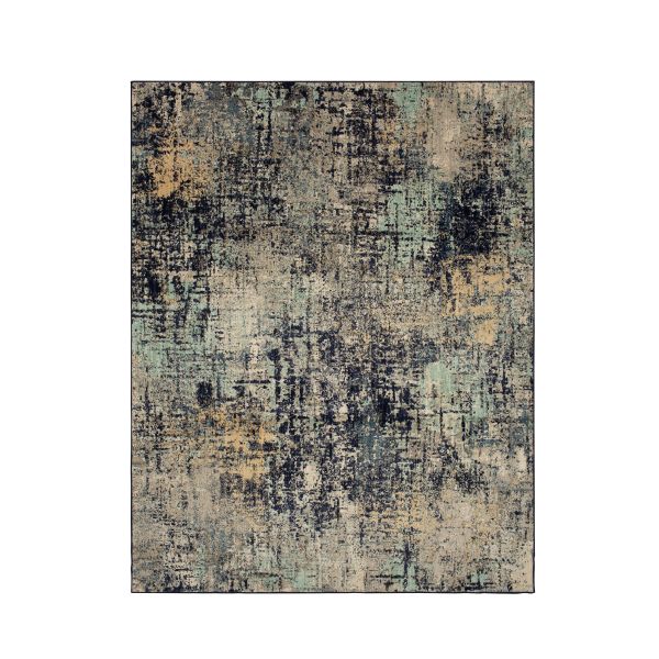 Karastan Rugs Elements Runic Indigo