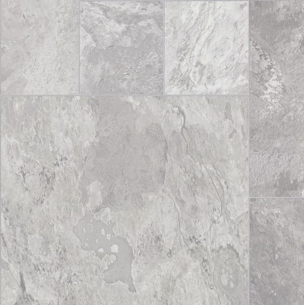 Mohawk Absolute Beauty Tile Look Sheet Silver Lining Collection