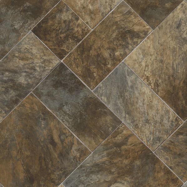 Mohawk Absolute Appeal Tile Look Sheet Brown Suede Collection
