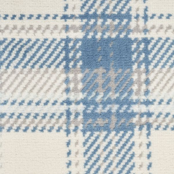 Nourison Home Grafix Ivory Blue