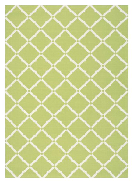 Nourison Home & Garden Light Green 7'9" x 10'10"