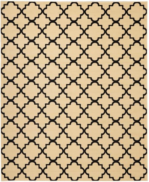 Nourison Home Grafix Cream/Black 7'10" x 9'10" Collection