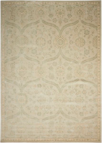 Nourison Home Luminance Cream/Mint 7'6" x 10'6" Collection