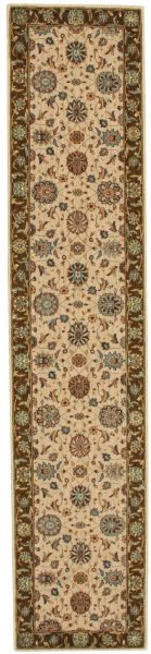 Nourison Home Living Treasures Beige 2'6" x 12' Runner