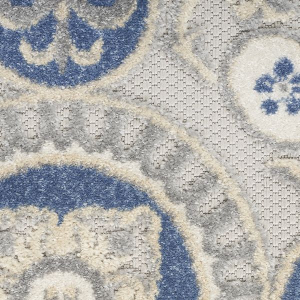 Nourison Home Aloha Blue/Grey 9' x 12' Collection