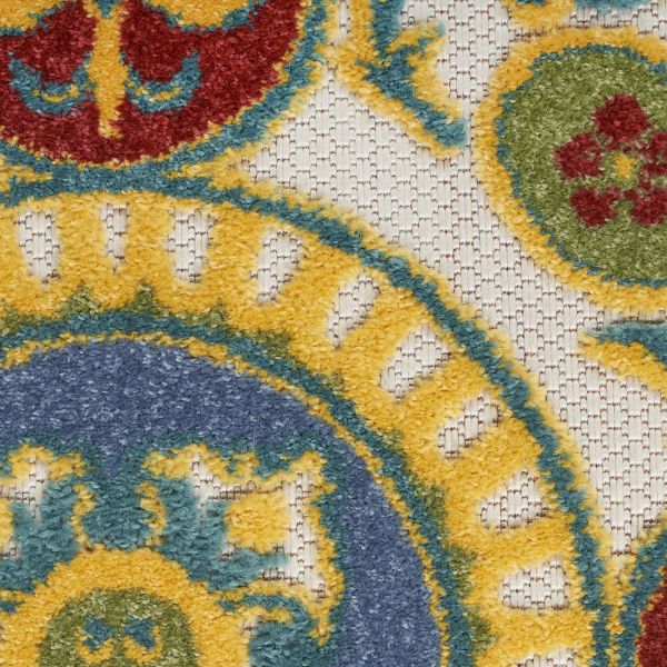 Nourison Home Aloha Red/Multi 7' x 10'