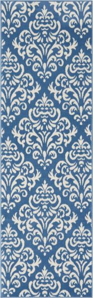 Nourison Home Grafix Blue 2'3" x 7'6" Runner Collection