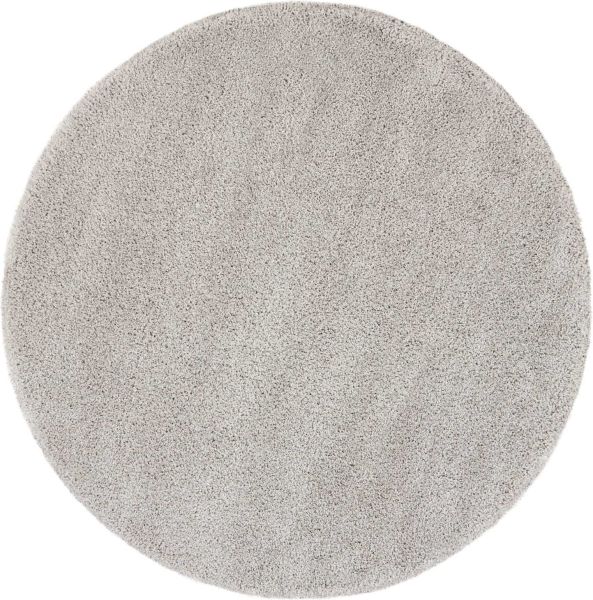 Nourison Home Malibu Shag Silver Grey 7’10” x Round Collection