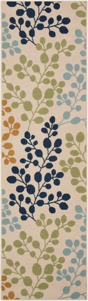 Nourison Home Caribbean Ivory 2'3" x 7'6" Runner Collection