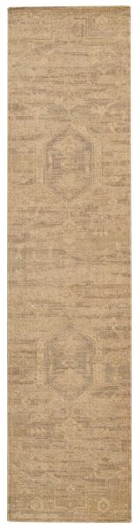 Nourison Home Silken Allure Sand 2'5" x 10' Runner Collection