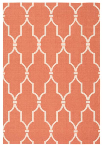 Nourison Home & Garden Orange 4'4" x 6'3"