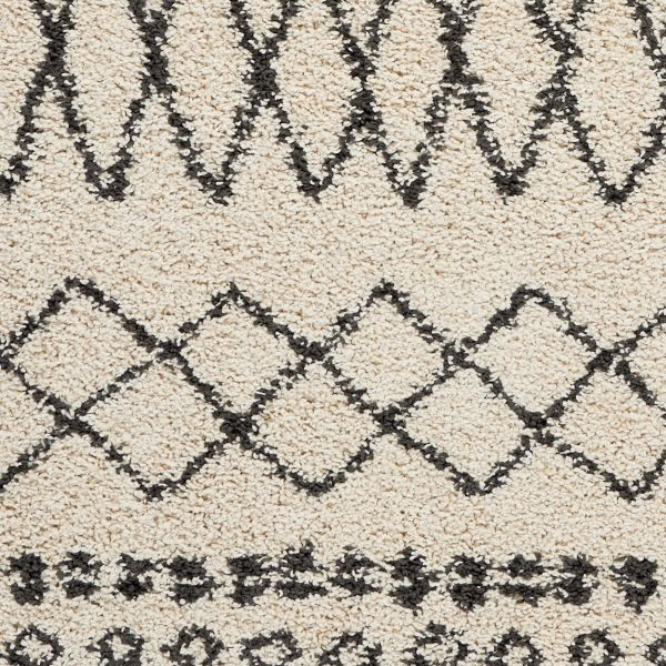 Nourison Home Moroccan Shag Cream 2'2" x 8'1" Runner