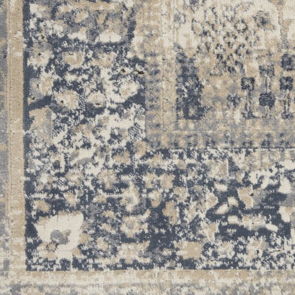 Nourison Home Malta Ivory/Blue 7'10" x 10'10"