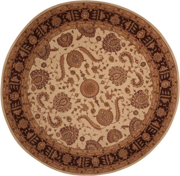 Nourison Home Heritage Hall Beige 9' x Round Collection