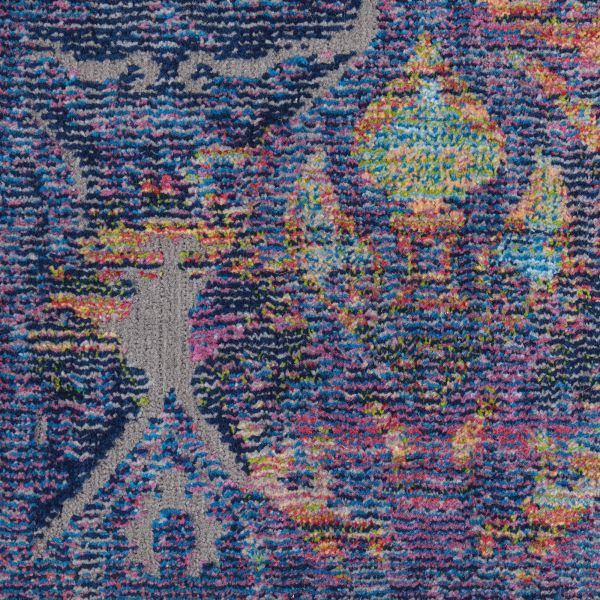 Nourison Home Ankara Global Navy/Multicolor