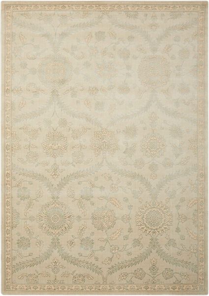 Nourison Home Luminance Cream/Mint 5'3" x 7'5" Collection