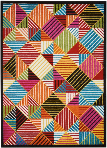 Nourison Home Oakdale Black/Multicolor 9'2" x 12' Collection