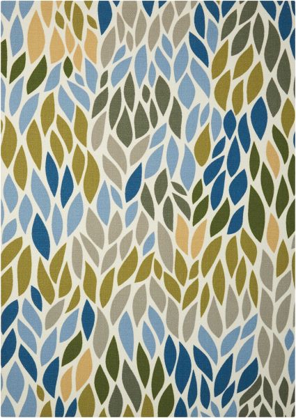 Nourison Home & Garden Multicolor 5'3" x 7'5"