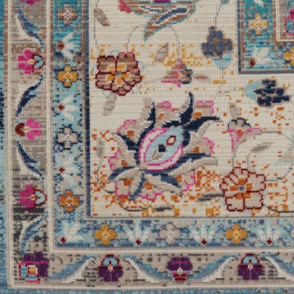 Nourison Home Vintage Kashan Blue