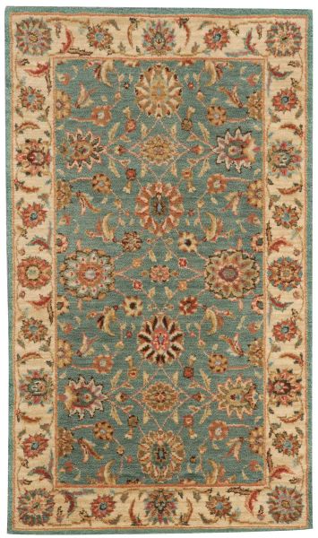 Nourison Home Living Treasures Aqua 2'6" x 4'3"
