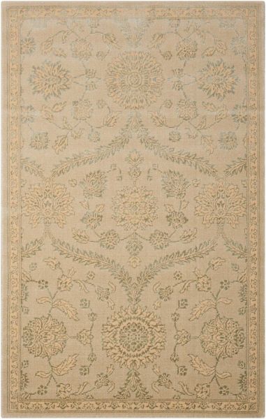 Nourison Home Luminance Cream/Mint 3'5" x 5'5" Collection