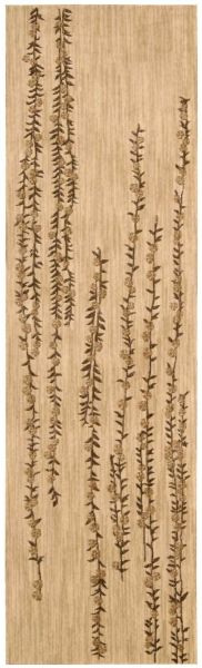 Nourison Home Radiant Impression Beige 2'3" x 8' Runner Collection