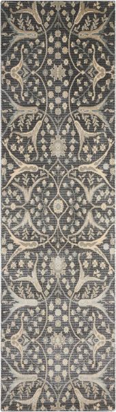 Nourison Home Luminance Graphite 2'3" x 8' Runner Collection