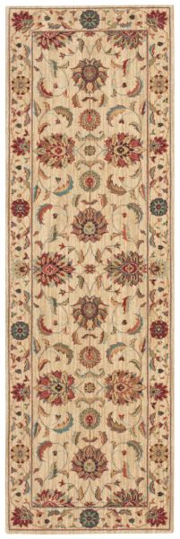 Nourison Home Living Treasures Ivory 2'6" x 12' Runner