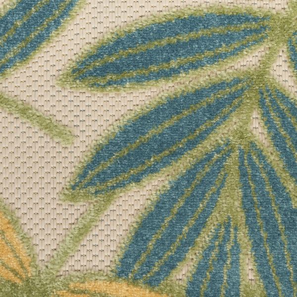 Nourison Home Aloha Green Multicolor