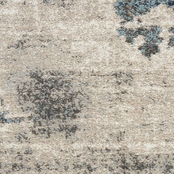 Nourison Home American Manor Ivory Blue 2'2" x 7'6" Runner