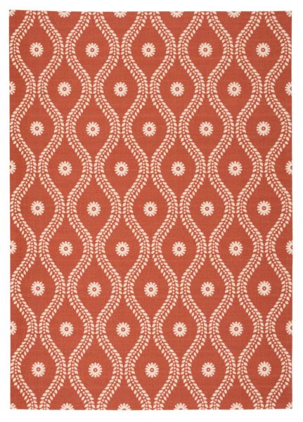 Nourison Home & Garden Rust 10' x 13'