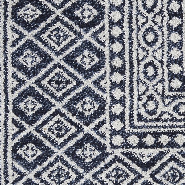 Nourison Home Palermo Navy/Grey 2'2" x 3'9" Collection
