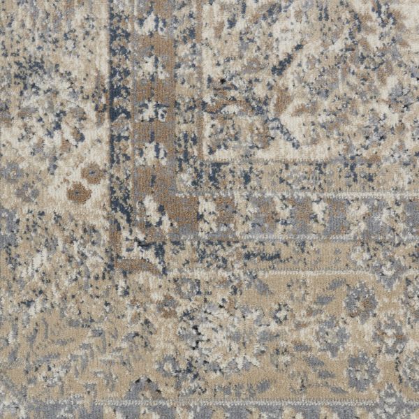 Nourison Home Malta Ivory/Blue 7'10" x 10'10"