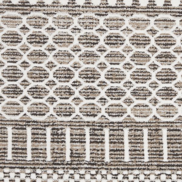 Nourison Home Asilah Mocha/Ivory 9' x 12'2"