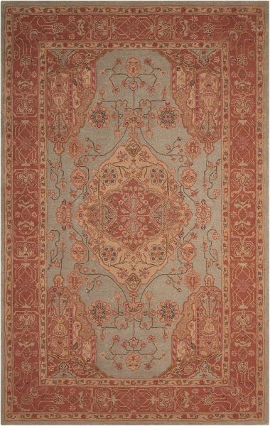 Nourison Home Heritage Hall Aqua 5'6" x 8'6" Collection
