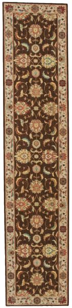 Nourison Home Living Treasures Brown 2'6" x 12' Runner Collection